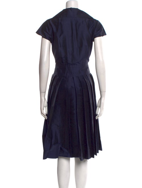 Teri Jon by Rickie Freeman Silk Knee-Length Dress