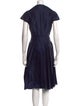 Teri Jon by Rickie Freeman Silk Knee-Length Dress
