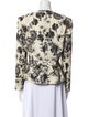 Teri Jon by Rickie Freeman Wool Floral Print Blazer