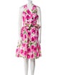 Teri Jon by Rickie Freeman Floral Print Midi Length Dress