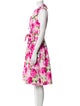 Teri Jon by Rickie Freeman Floral Print Midi Length Dress