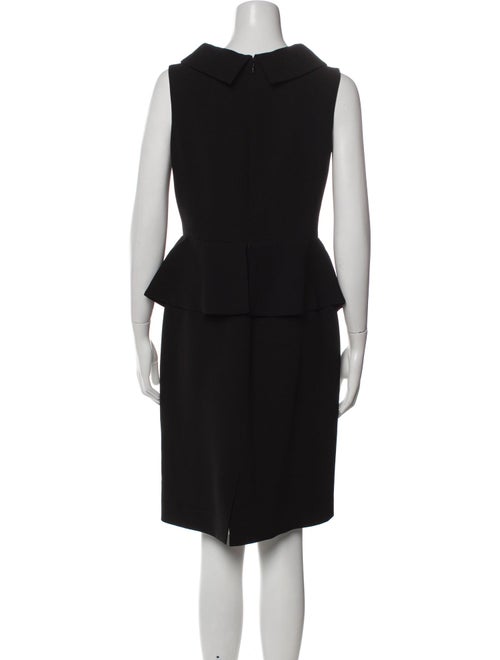 Teri Jon by Rickie Freeman Colorblock Pattern Knee-Length Dress