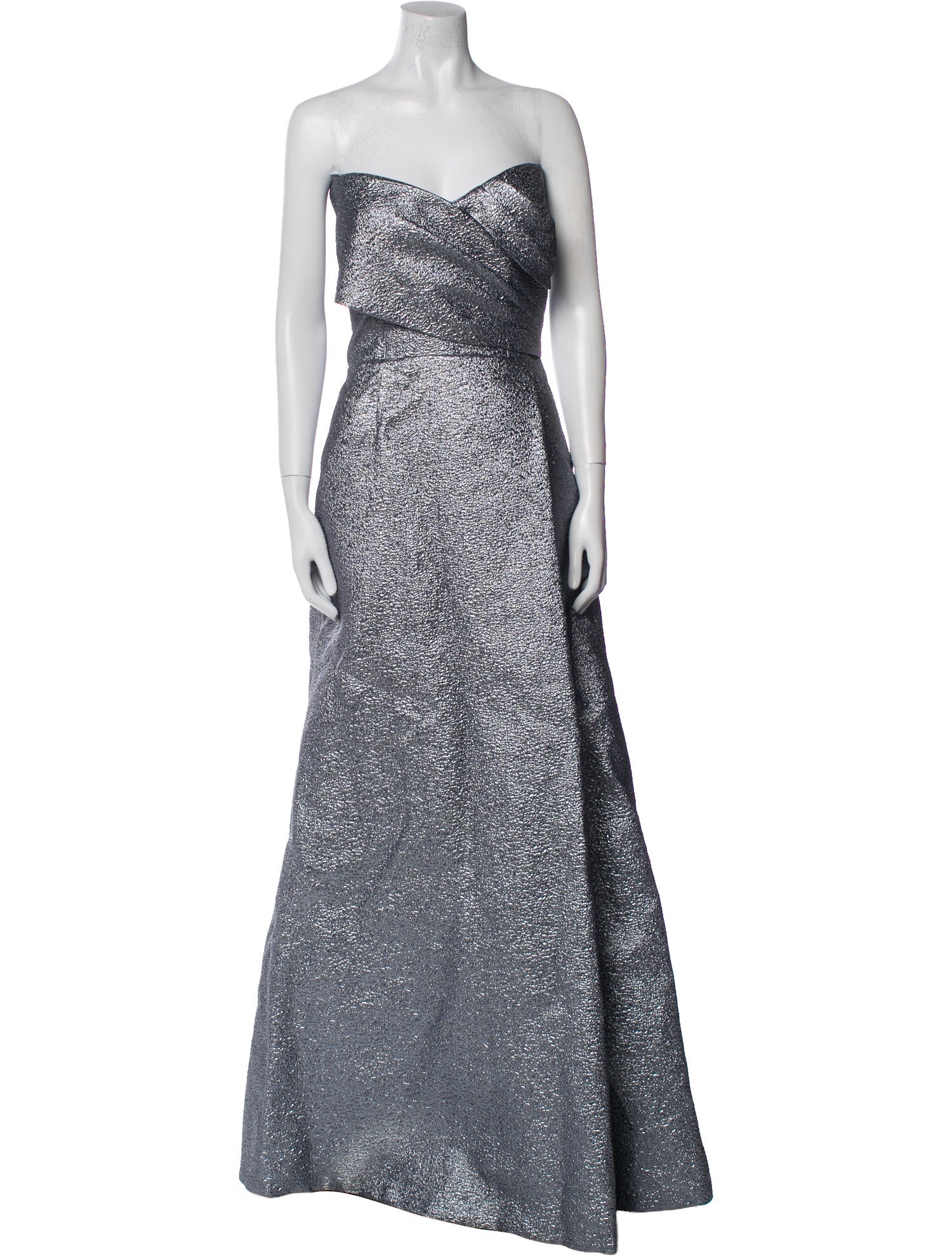 Teri Jon by Rickie Freeman Strapless Long Dress w/ Tags