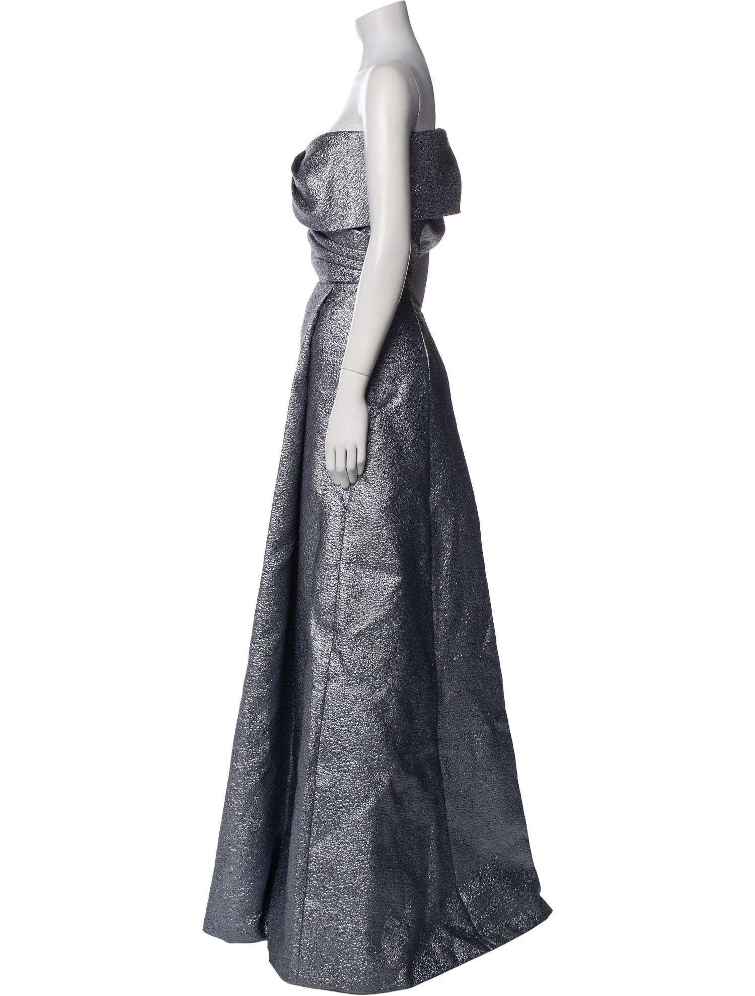 Teri Jon by Rickie Freeman Strapless Long Dress w/ Tags