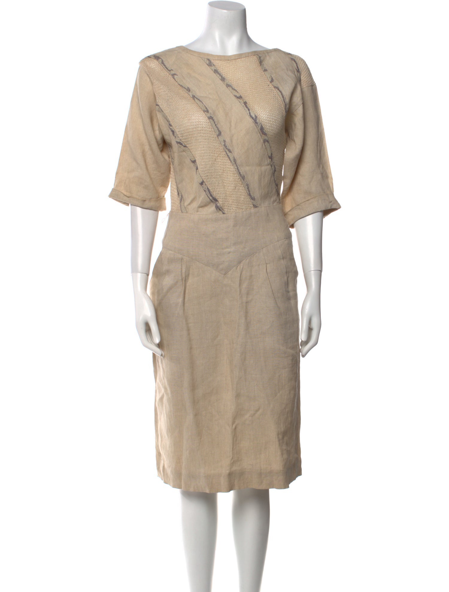 Teri Jon by Rickie Freeman Vintage Midi Length Dress