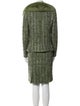 Teri Jon by Rickie Freeman Wool Tweed Pattern Skirt Set