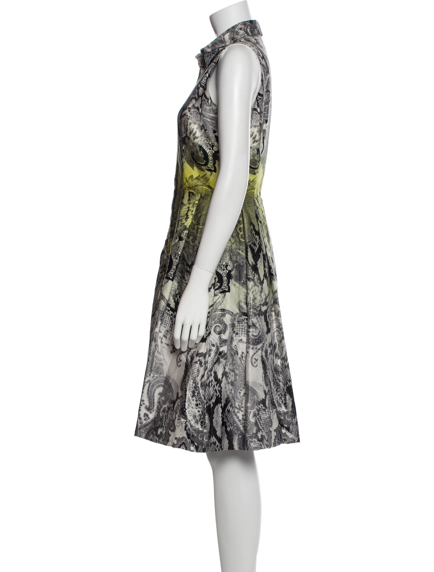 Teri Jon by Rickie Freeman Printed Knee-Length Dress