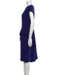 Teri Jon by Rickie Freeman Crew Neck Knee-Length Dress