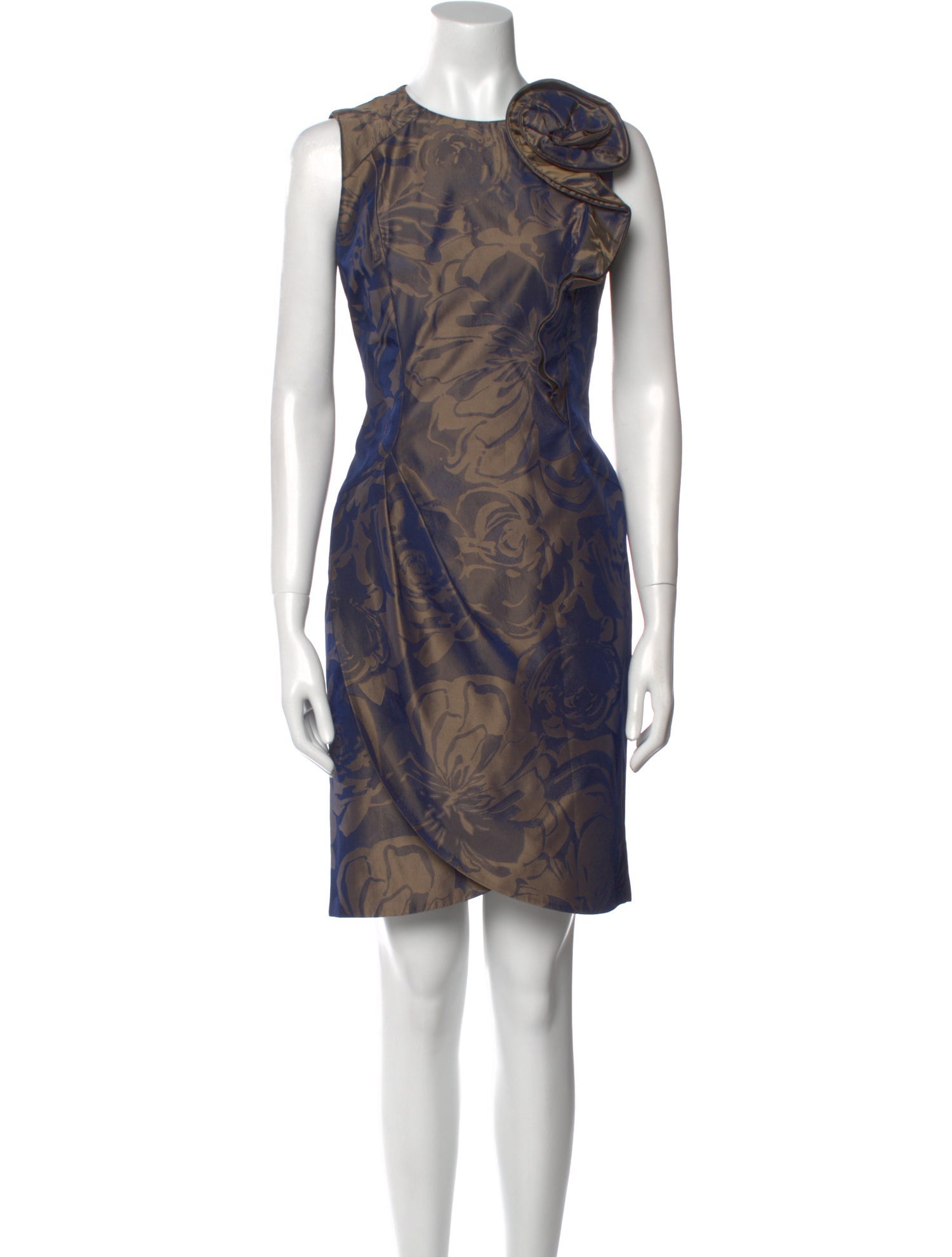 Teri Jon by Rickie Freeman Printed Mini Dress