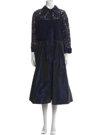 Teri Jon by Rickie Freeman Printed Midi Length Dress