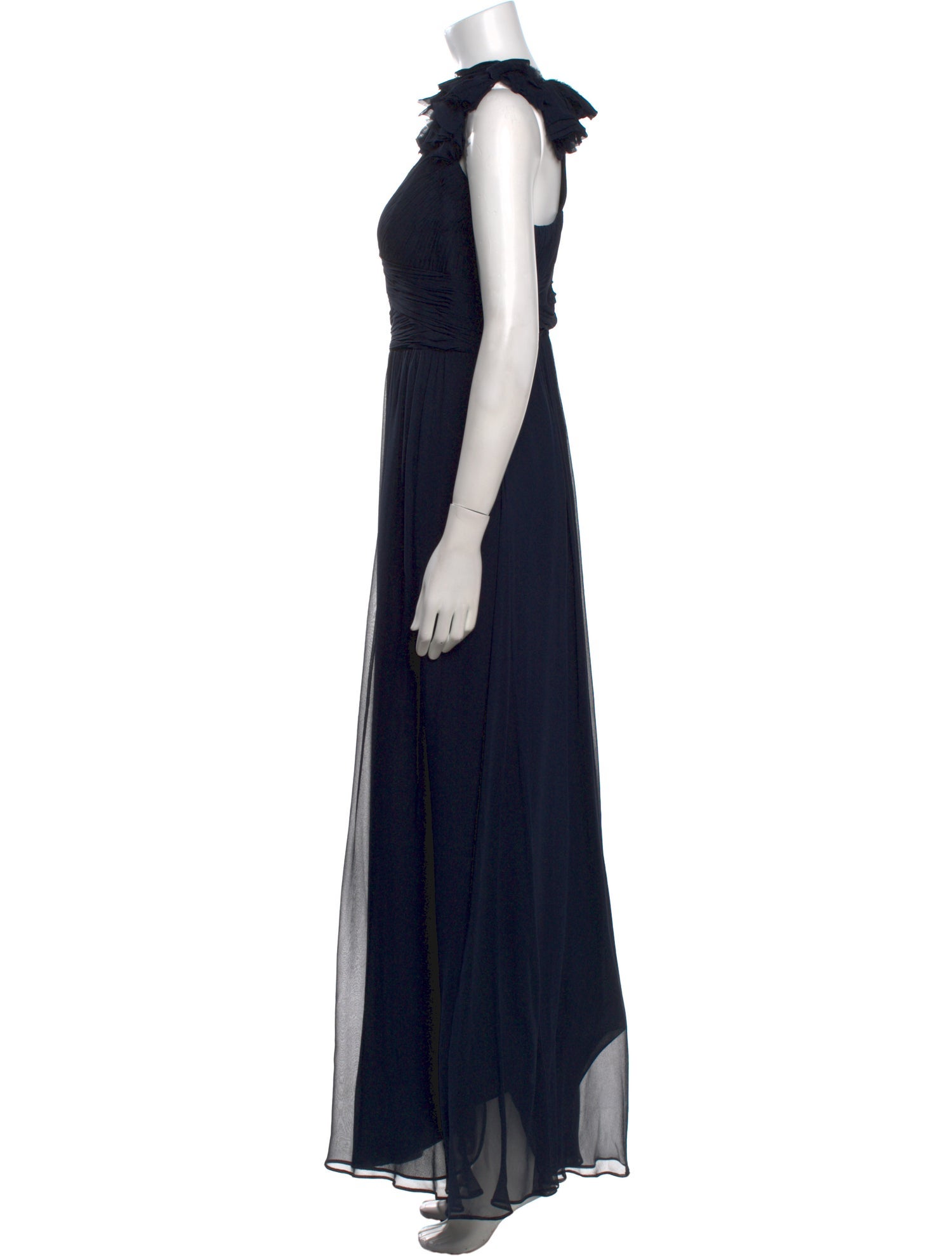 Teri Jon by Rickie Freeman Silk Long Dress