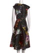 Teri Jon by Rickie Freeman Floral Print Midi Length Dress