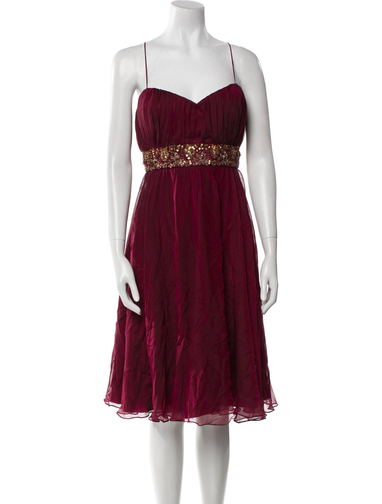 Teri Jon by Rickie Freeman Silk Mini Dress