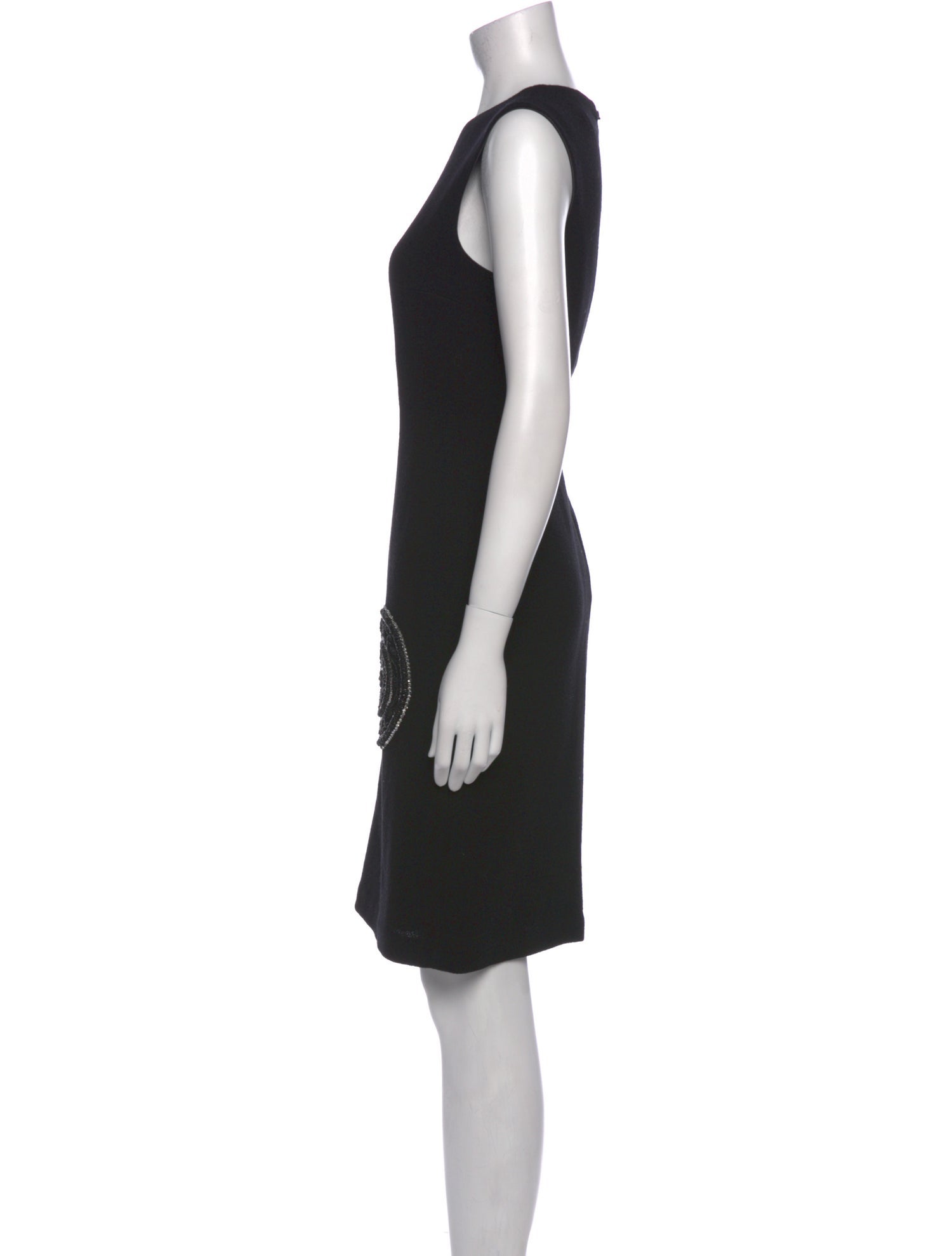 Teri Jon by Rickie Freeman Crew Neck Knee-Length Dress