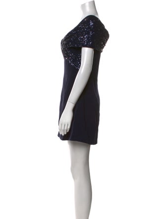 Teri Jon by Rickie Freeman Off-The-Shoulder Mini Dress