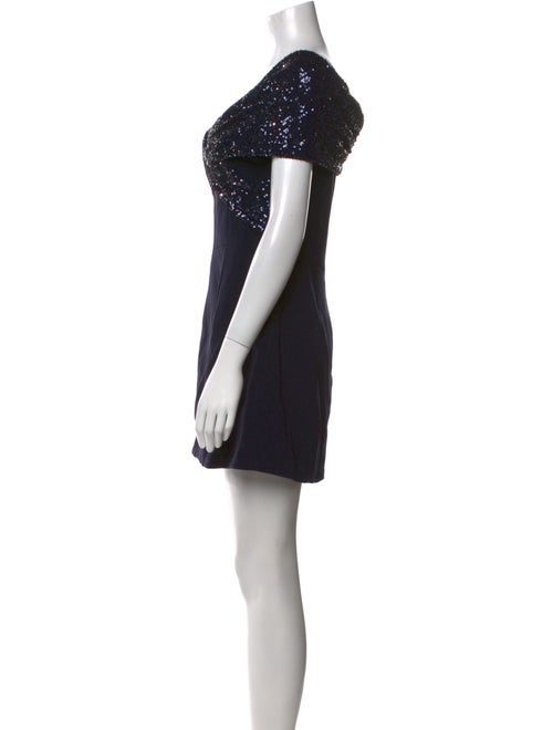 Teri Jon by Rickie Freeman Off-The-Shoulder Mini Dress