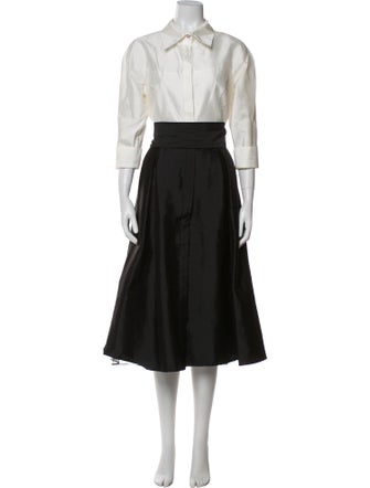 Teri Jon by Rickie Freeman Midi Length Dress