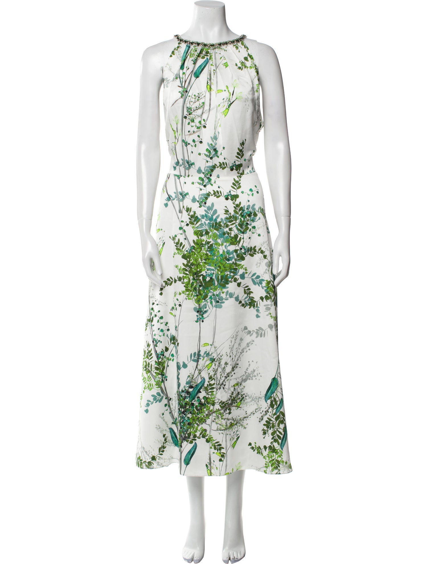 Teri Jon by Rickie Freeman Floral Print Long Dress