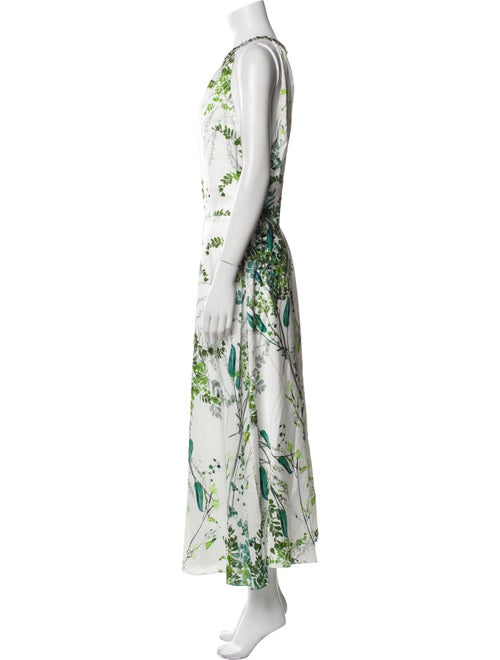 Teri Jon by Rickie Freeman Floral Print Long Dress
