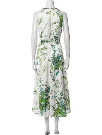 Teri Jon by Rickie Freeman Floral Print Long Dress