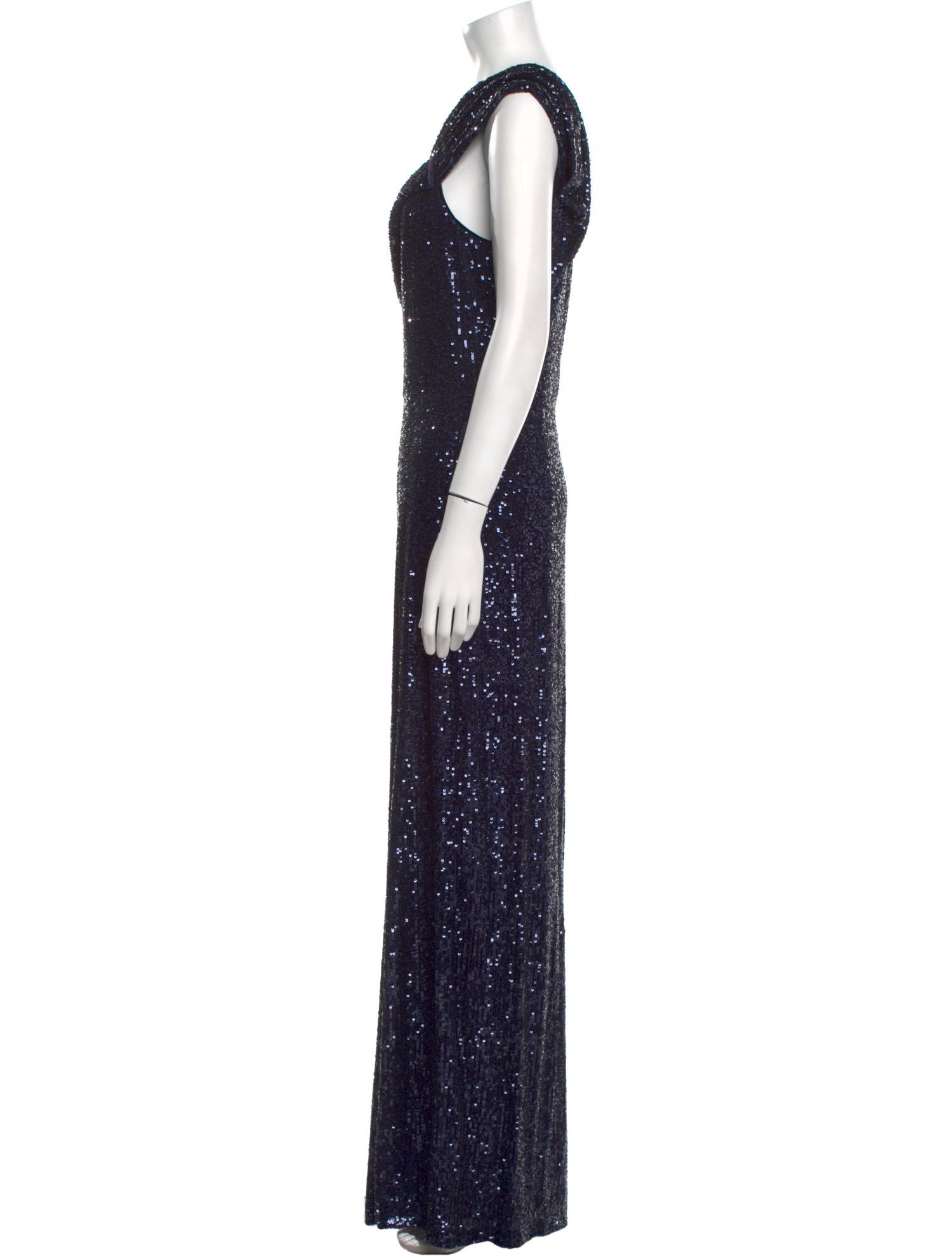 Teri Jon by Rickie Freeman One-Shoulder Long Dress