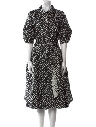 Teri Jon by Rickie Freeman Printed Midi Length Dress