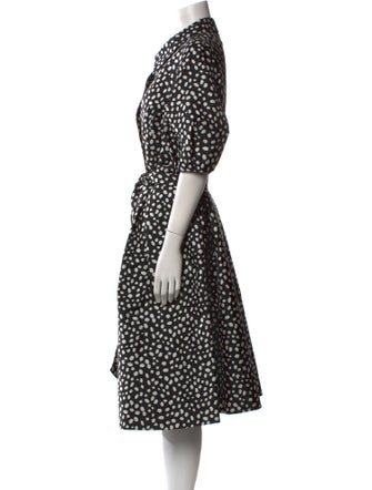 Teri Jon by Rickie Freeman Printed Midi Length Dress