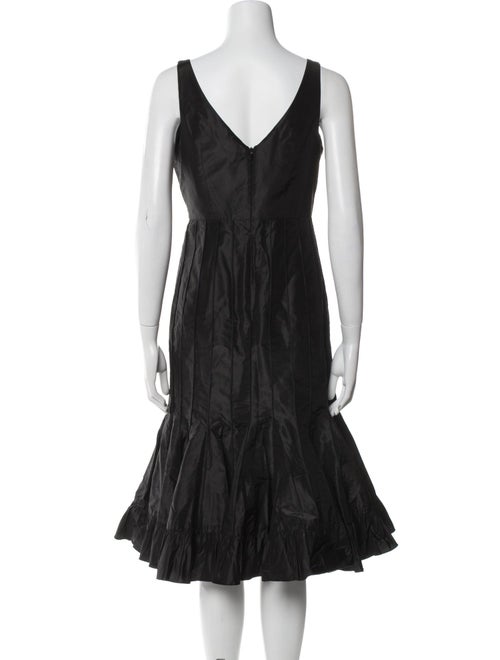 Teri Jon by Rickie Freeman Silk Midi Length Dress