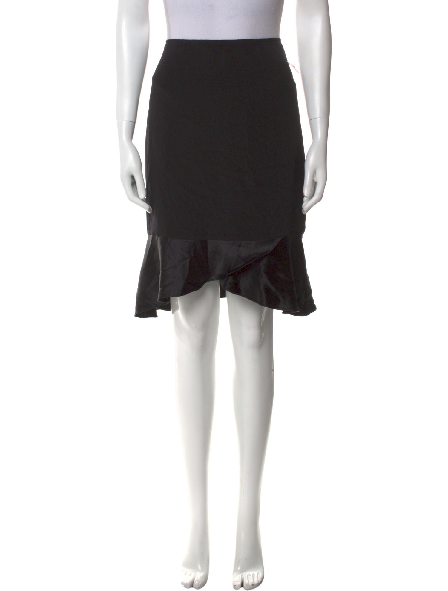 Teri Jon by Rickie Freeman Silk Knee-Length Skirt