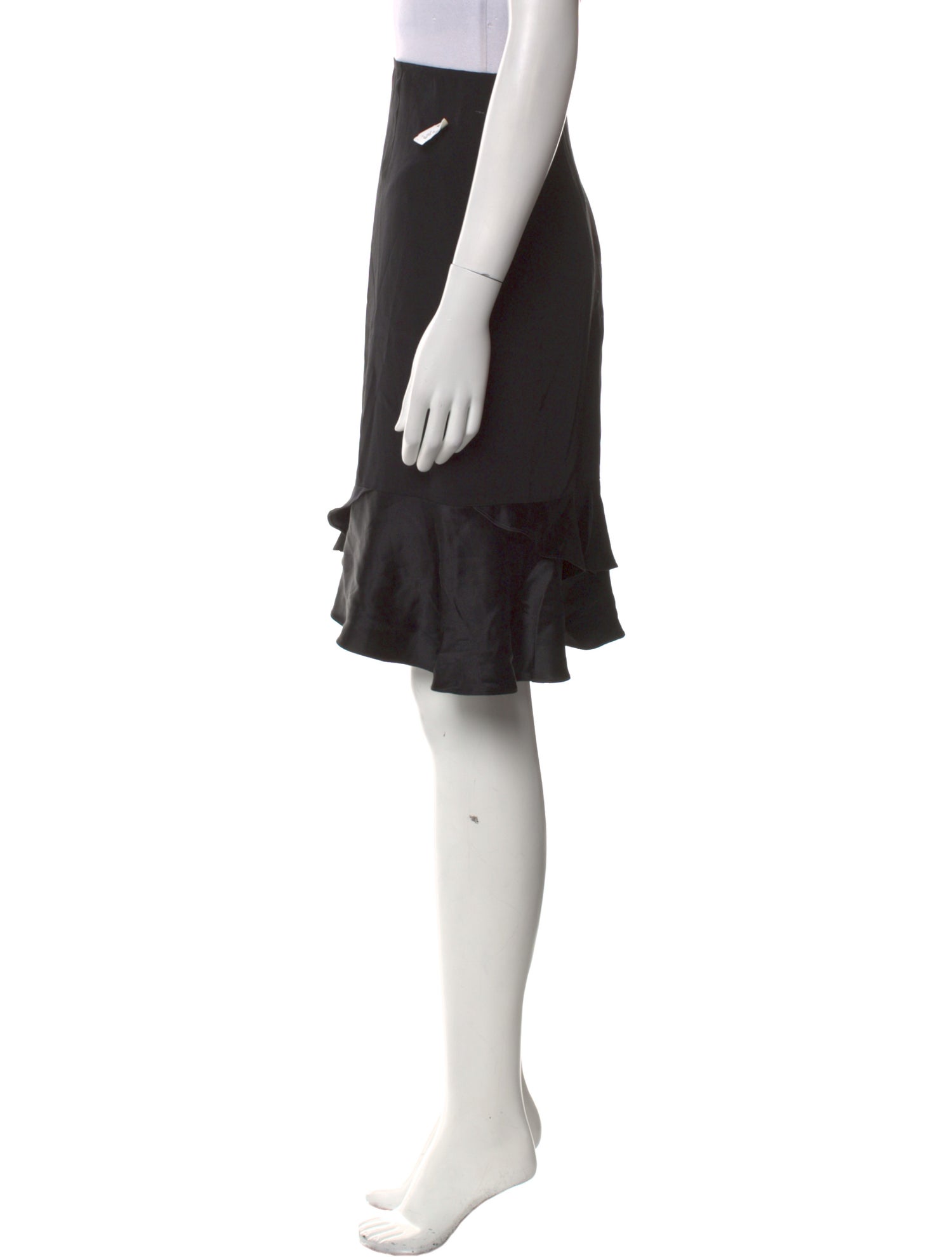 Teri Jon by Rickie Freeman Silk Knee-Length Skirt