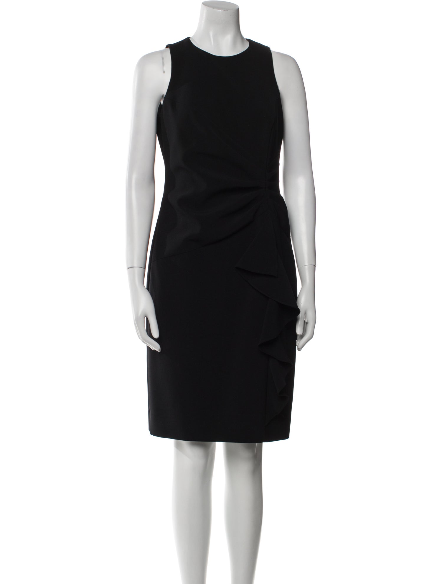Teri Jon by Rickie Freeman Crew Neck Knee-Length Dress