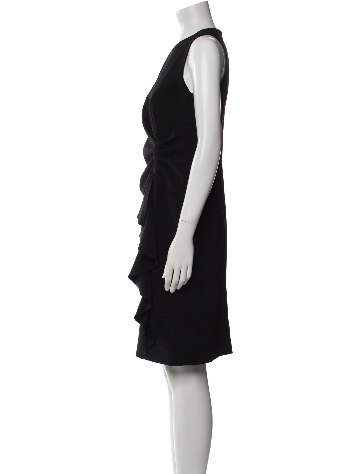 Teri Jon by Rickie Freeman Crew Neck Knee-Length Dress
