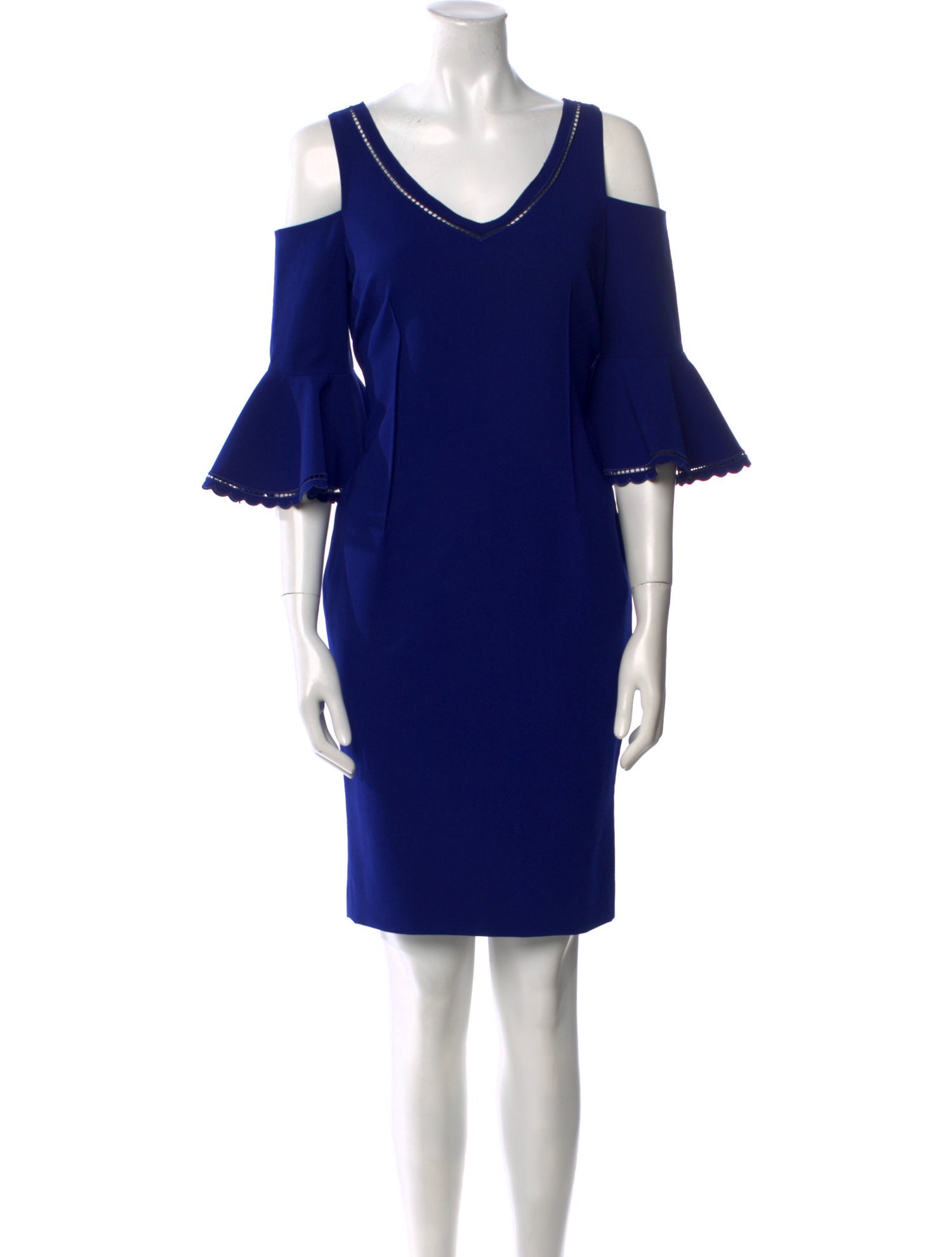 Teri Jon by Rickie Freeman Scoop Neck Mini Dress