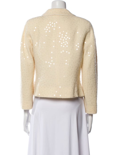 Teri Jon by Rickie Freeman Wool Tweed Pattern Evening Jacket