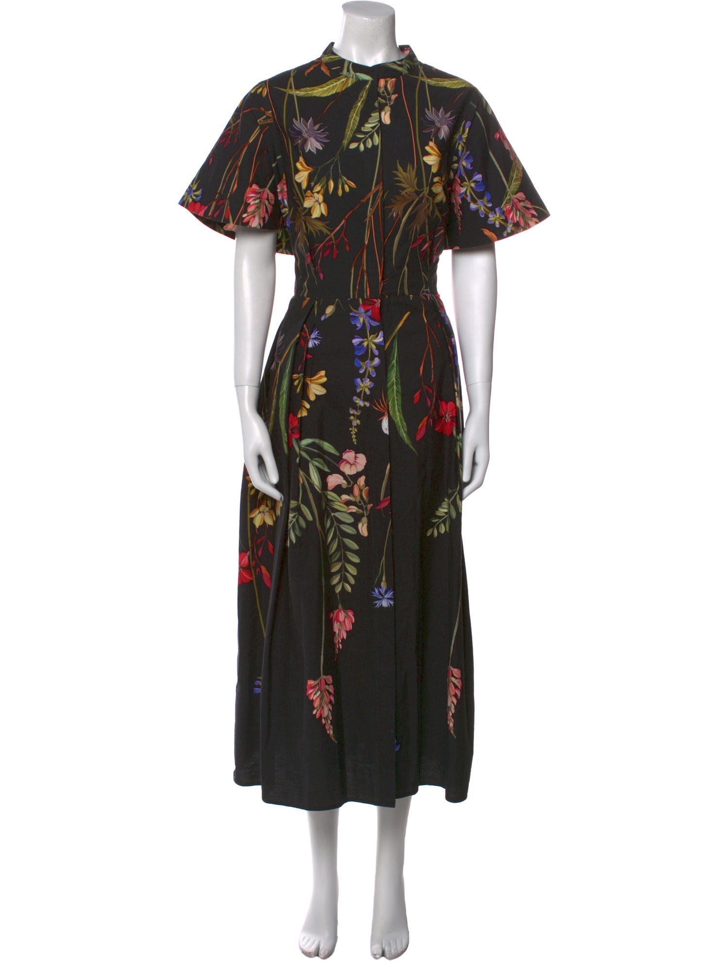 Teri Jon by Rickie Freeman Floral Print Long Dress