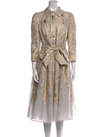 Teri Jon by Rickie Freeman Midi Length Dress