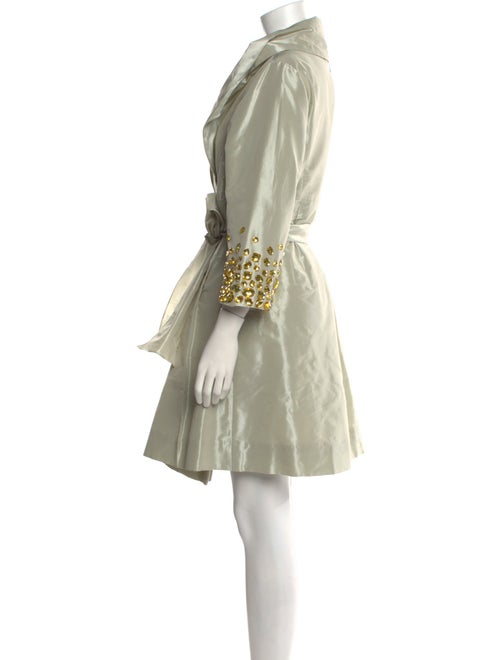 Teri Jon by Rickie Freeman V-Neck Knee-Length Dress