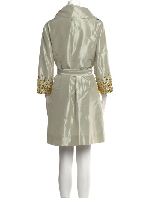 Teri Jon by Rickie Freeman V-Neck Knee-Length Dress