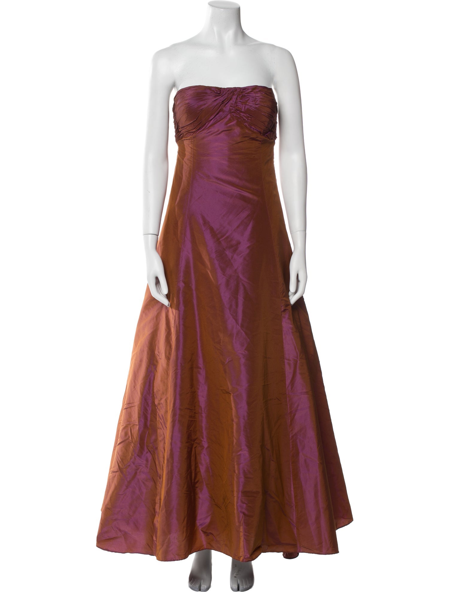 Teri Jon by Rickie Freeman Silk Long Dress