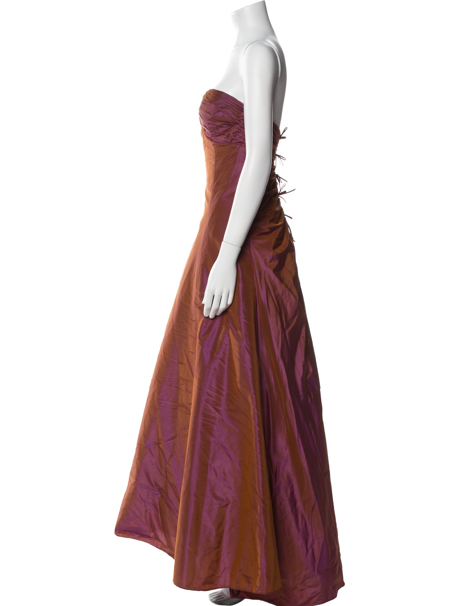 Teri Jon by Rickie Freeman Silk Long Dress