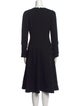 Teri Jon by Rickie Freeman Wool Midi Length Dress