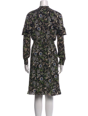 Teri Jon by Rickie Freeman Floral Print Knee-Length Dress