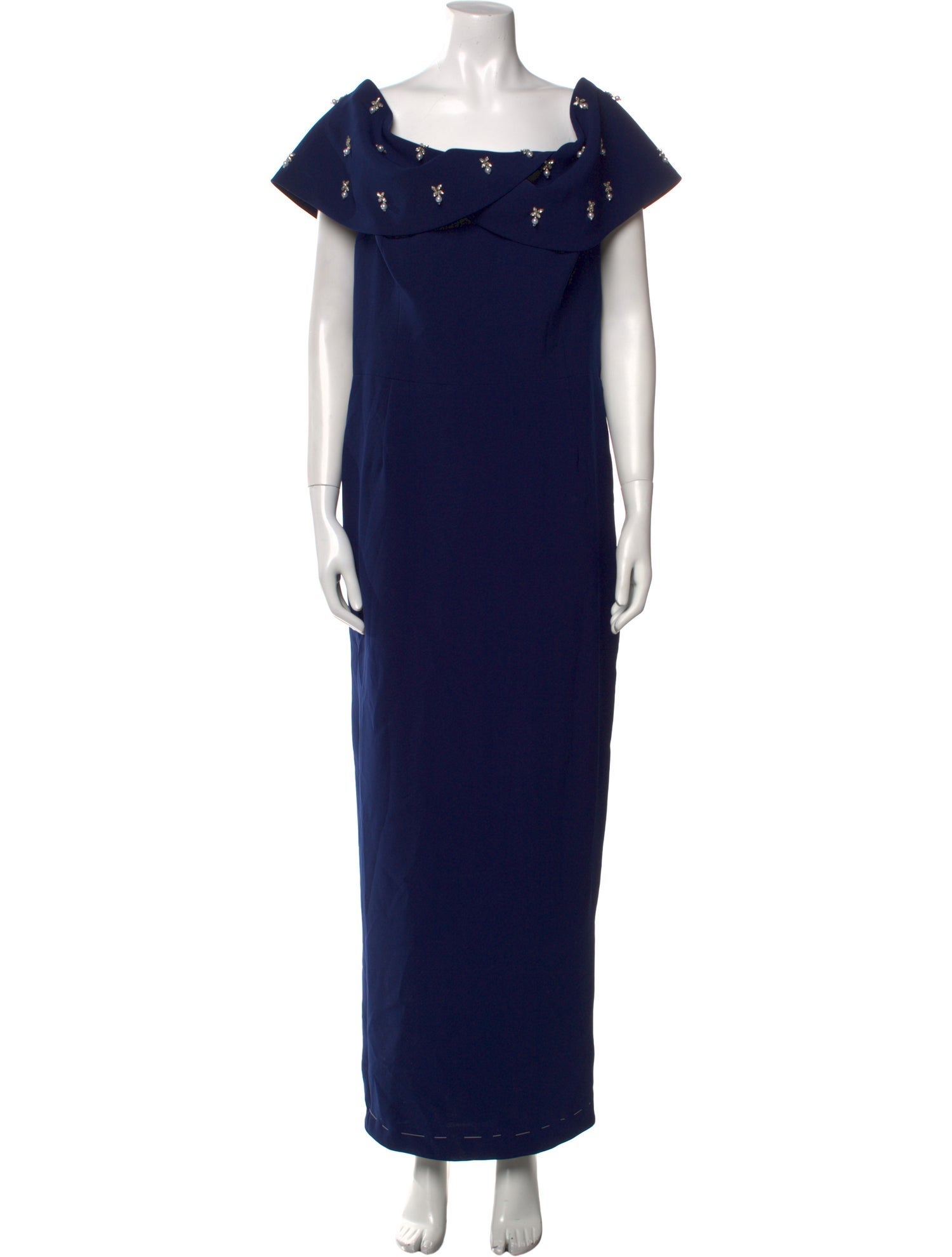 Teri Jon by Rickie Freeman Square Neckline Long Dress