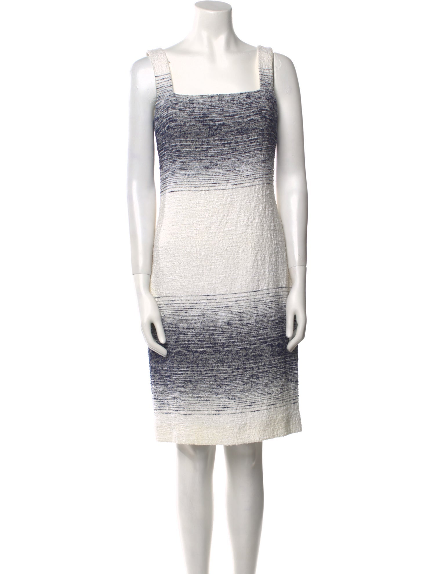 Teri Jon by Rickie Freeman Square Neckline Knee-Length Dress