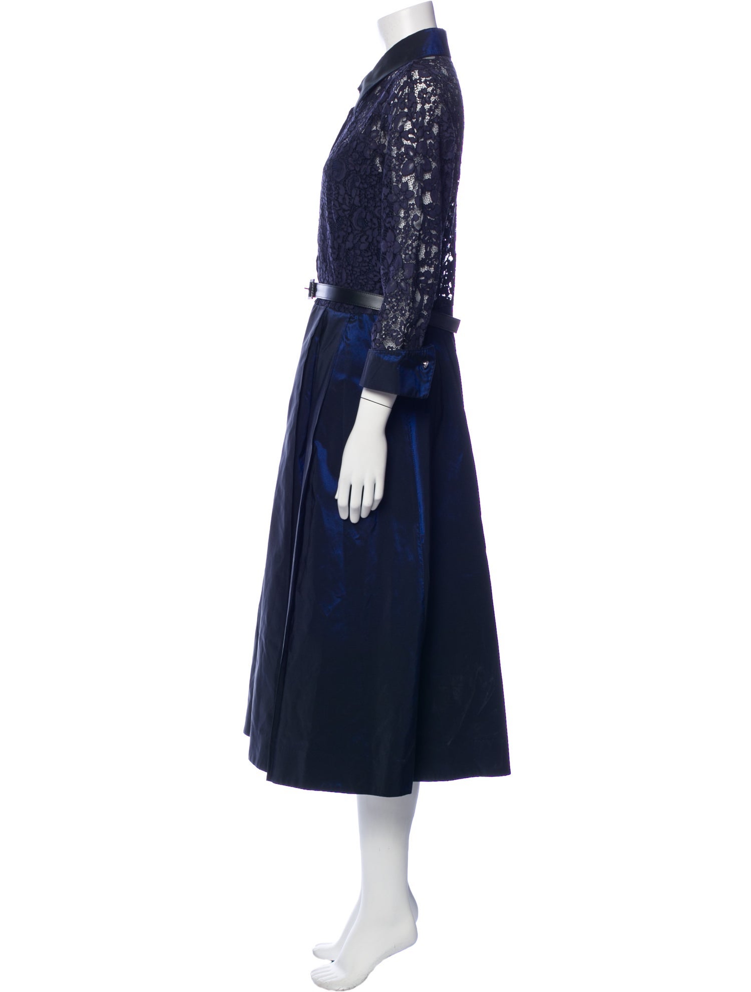 Teri Jon by Rickie Freeman Printed Midi Length Dress