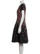 Teri Jon by Rickie Freeman Floral Print Knee-Length Dress