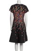 Teri Jon by Rickie Freeman Floral Print Knee-Length Dress