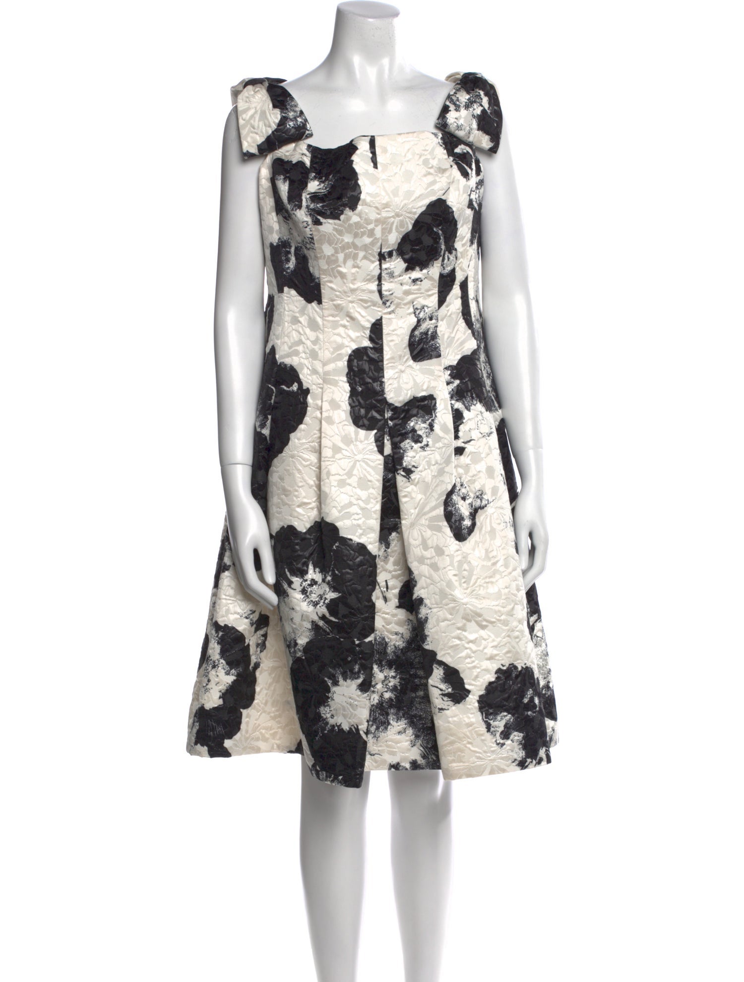 Teri Jon by Rickie Freeman Floral Print Mini Dress
