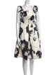 Teri Jon by Rickie Freeman Floral Print Mini Dress