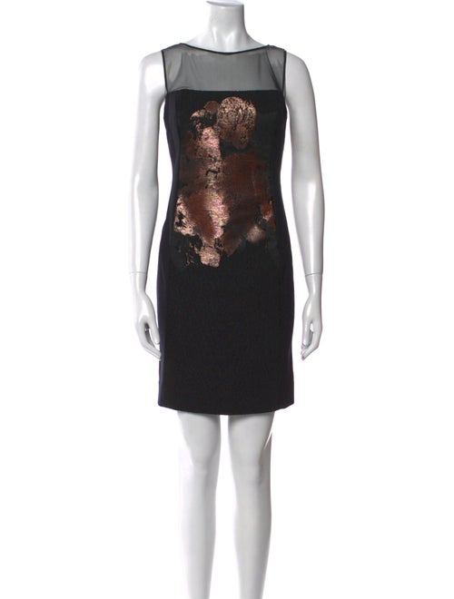 Teri Jon by Rickie Freeman Printed Mini Dress